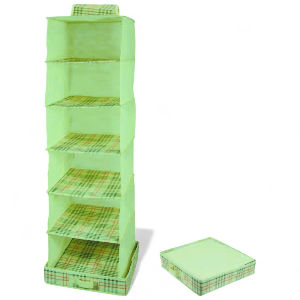 Organisateur "Rangement" 6 places en tissu non tissé - cm.30x30x120h.