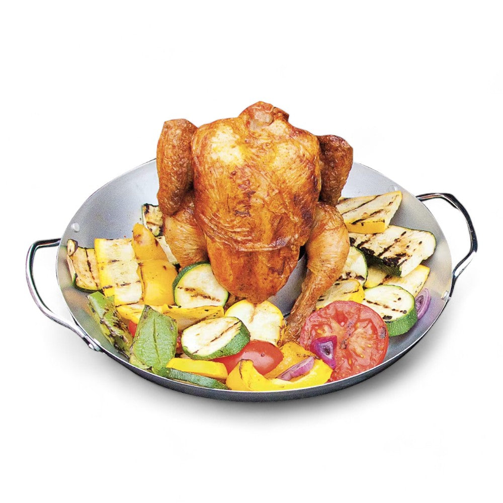 Support de poêle pour poulet pour barbecue