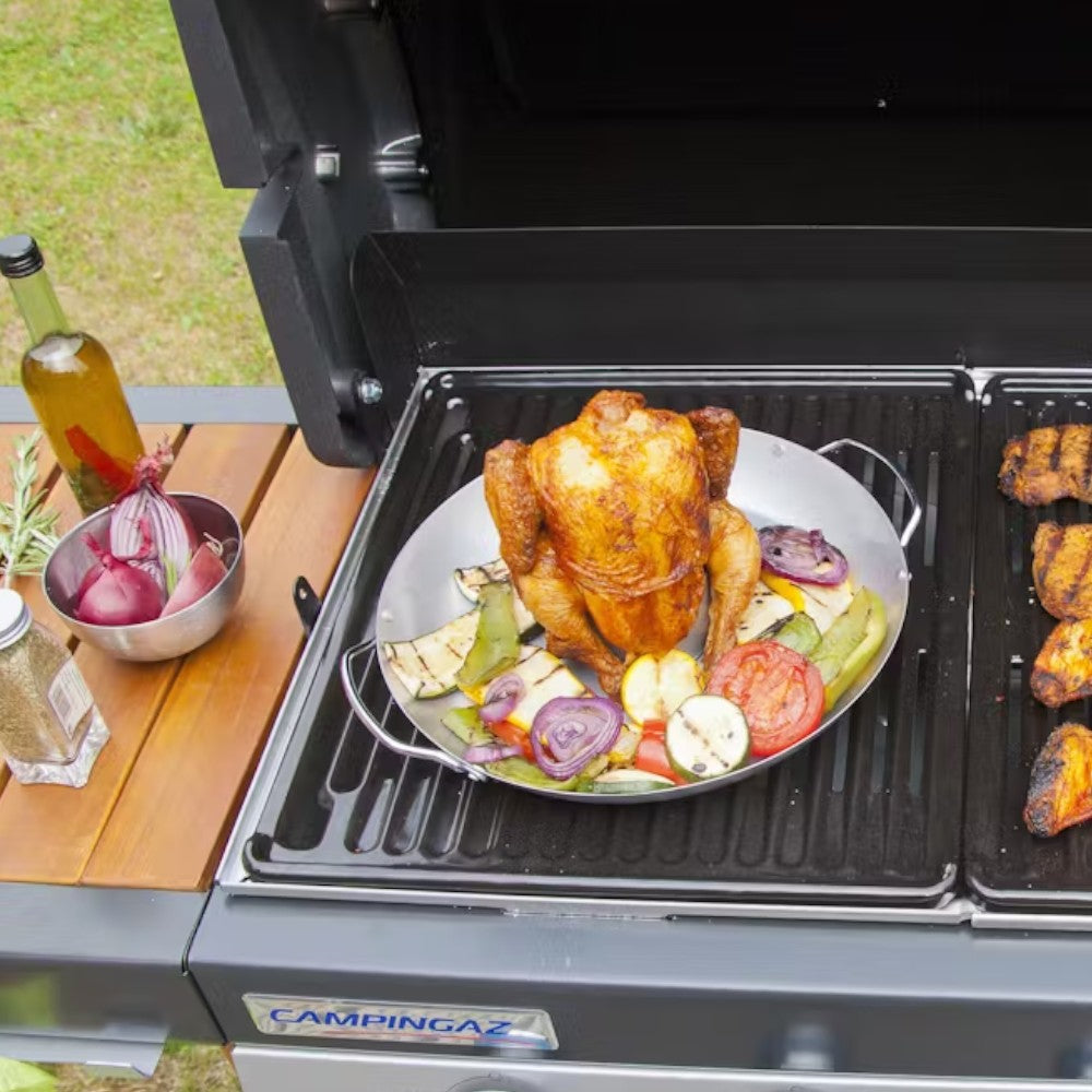 Support de poêle pour poulet pour barbecue