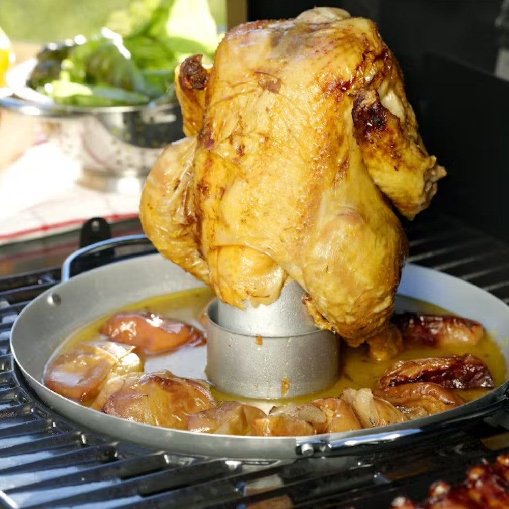 Support de poêle pour poulet pour barbecue