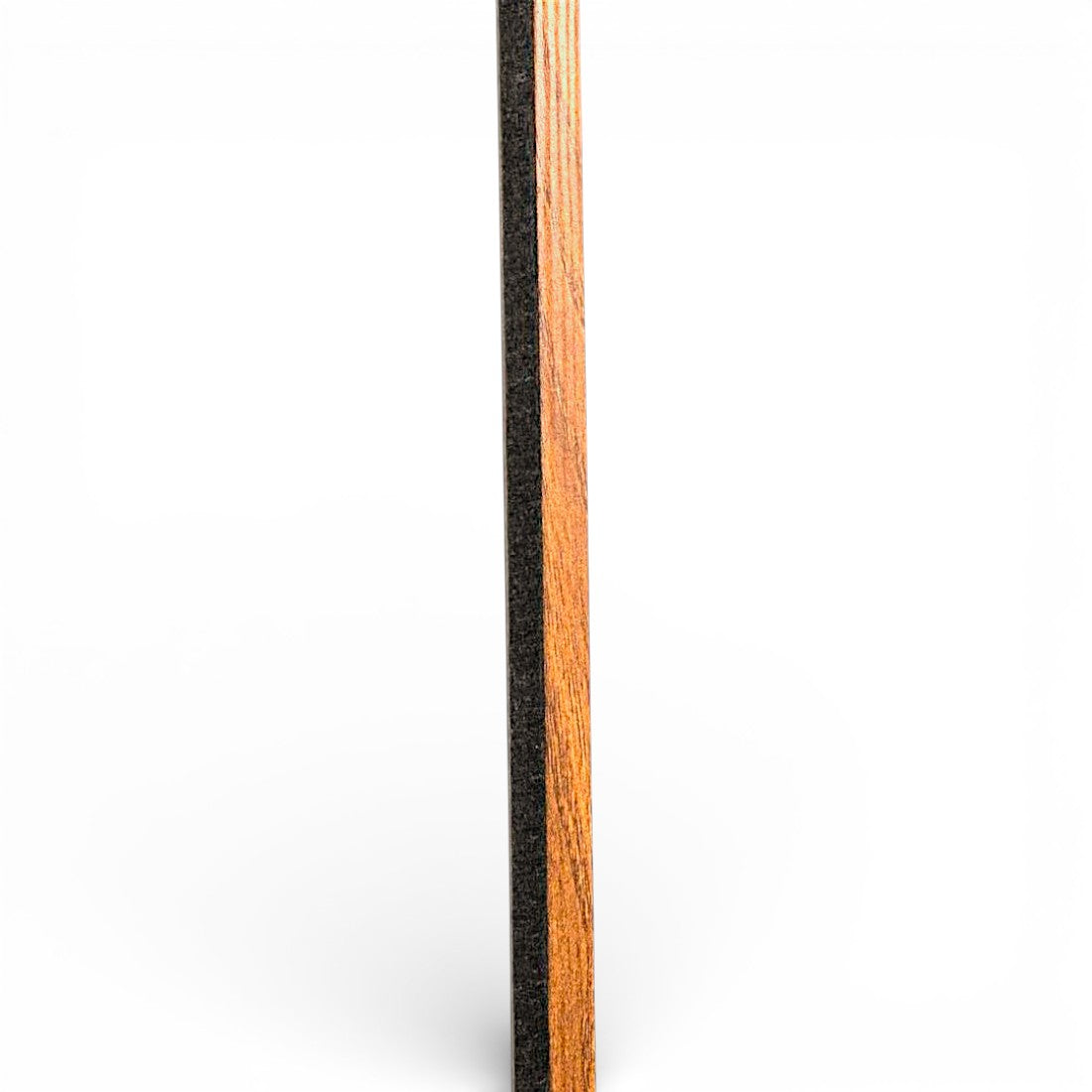 4 pannelli fonoassorbenti decorativi flessibili in mdf per uso interno teak 60x275 cm