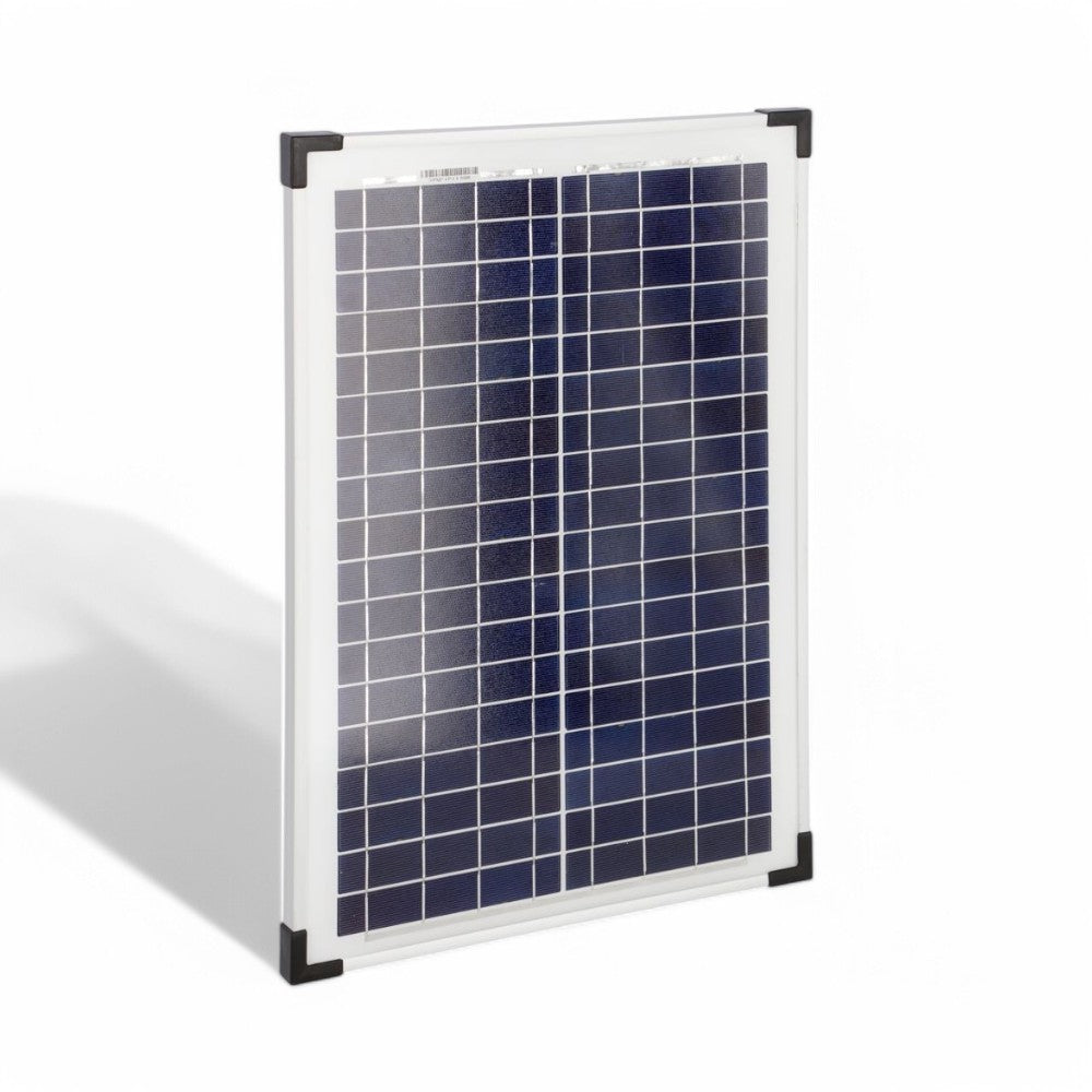 Pannello solare per elettrificatori 25 Watt recinzioni animali  37,5X56X2 Cm