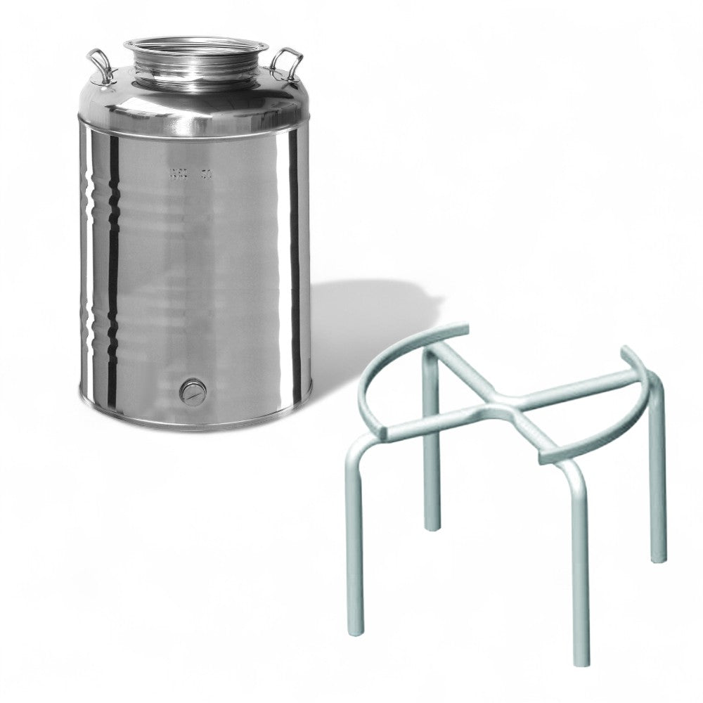 Piédestal pour fût d'huile sans roues - ø cm.38x31h. - pour fûts/fûts de 30/50 litres
