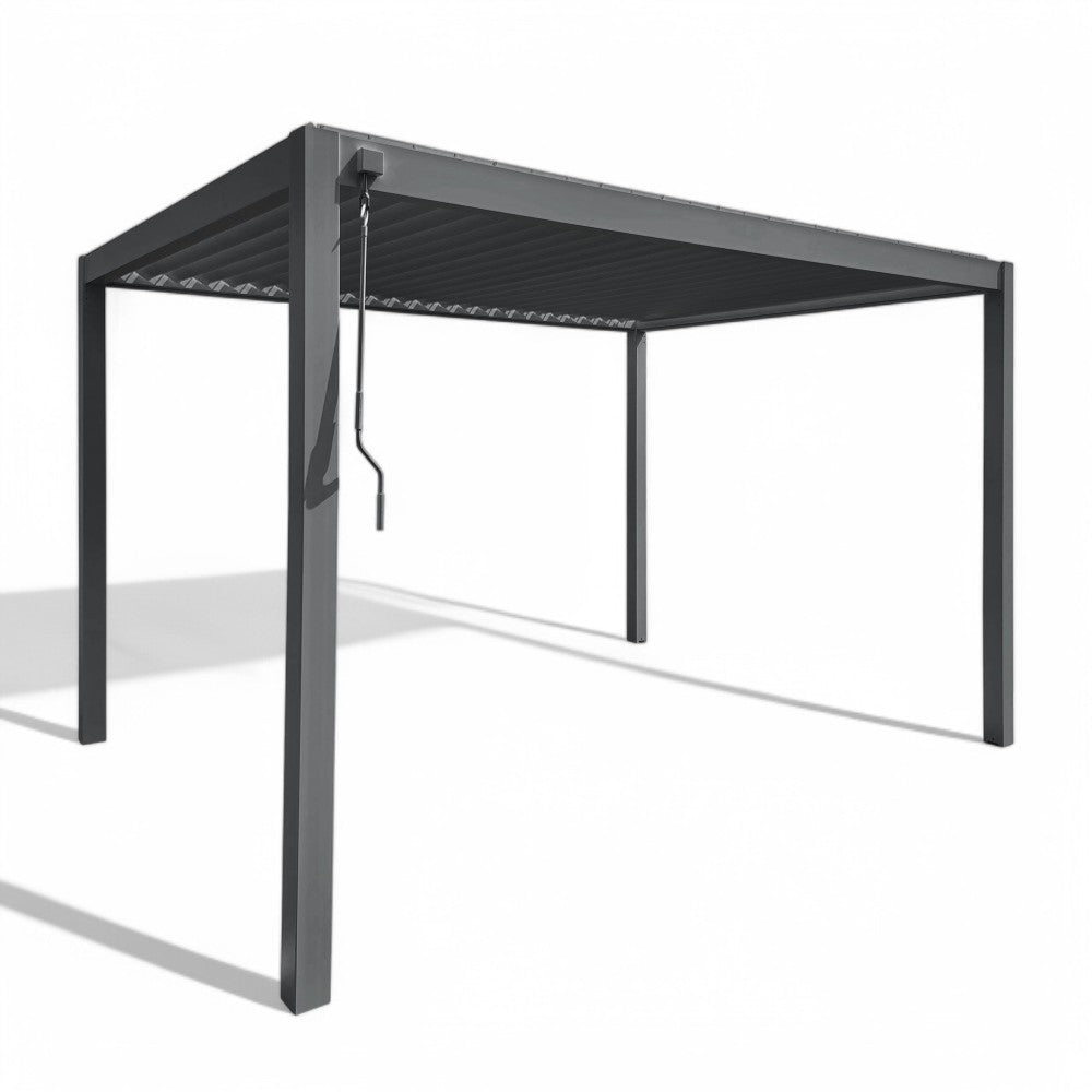 Pergola Bioclimatique 3 X 3 Avec Double Lamelle