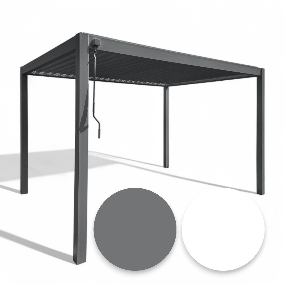 Pergola Bioclimatique 3 X 3 Avec Double Lamelle