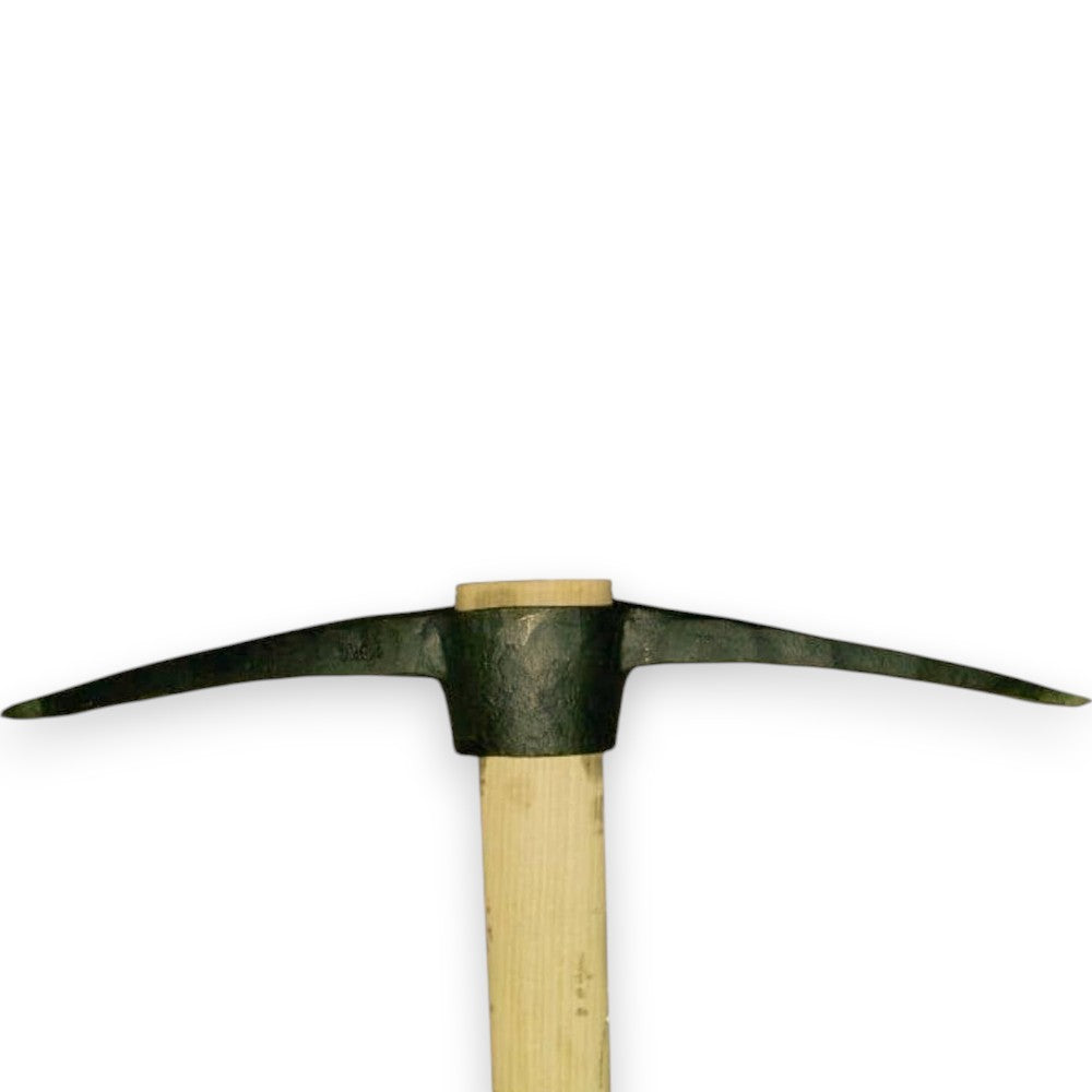 Pioche en acier peint avec manche en hêtre - 1500 gr - manche en bois 100 cm