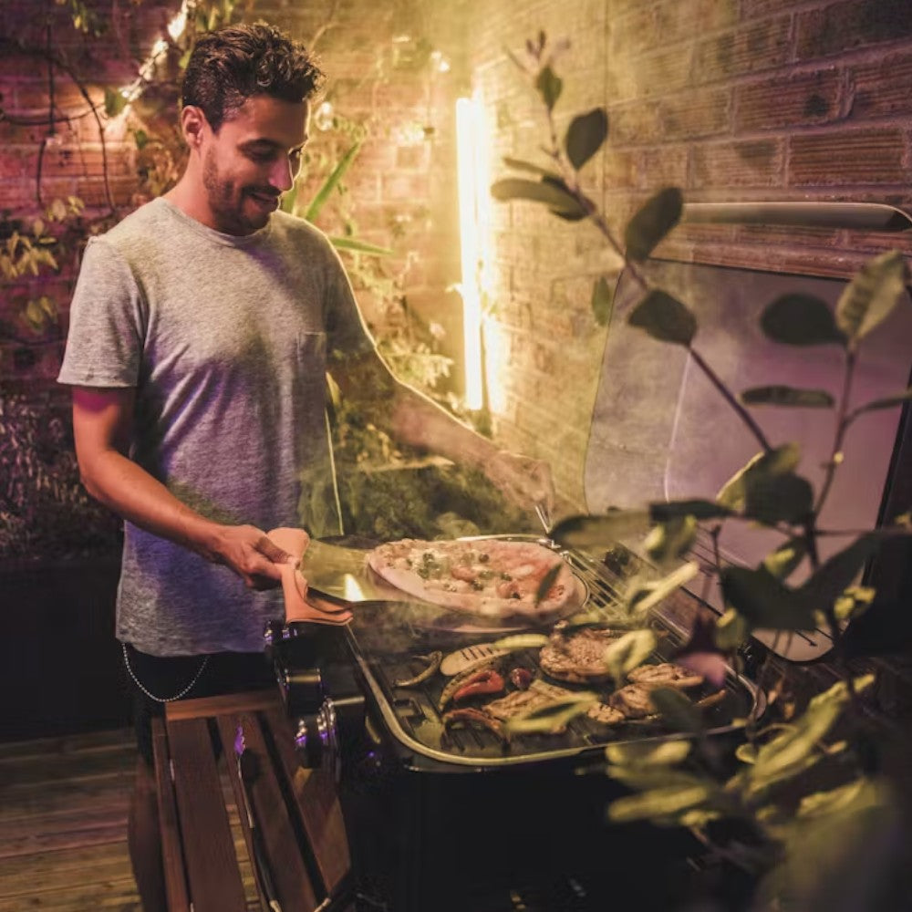 Pierre à pizza pour barbecue