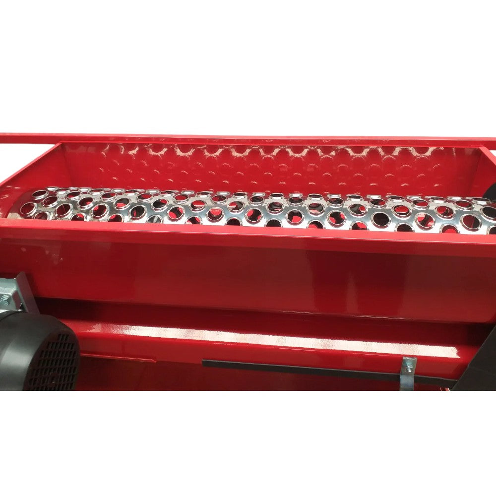 Égrappoir électrique 1 CV avec vis surélevée pour le traitement du raisin