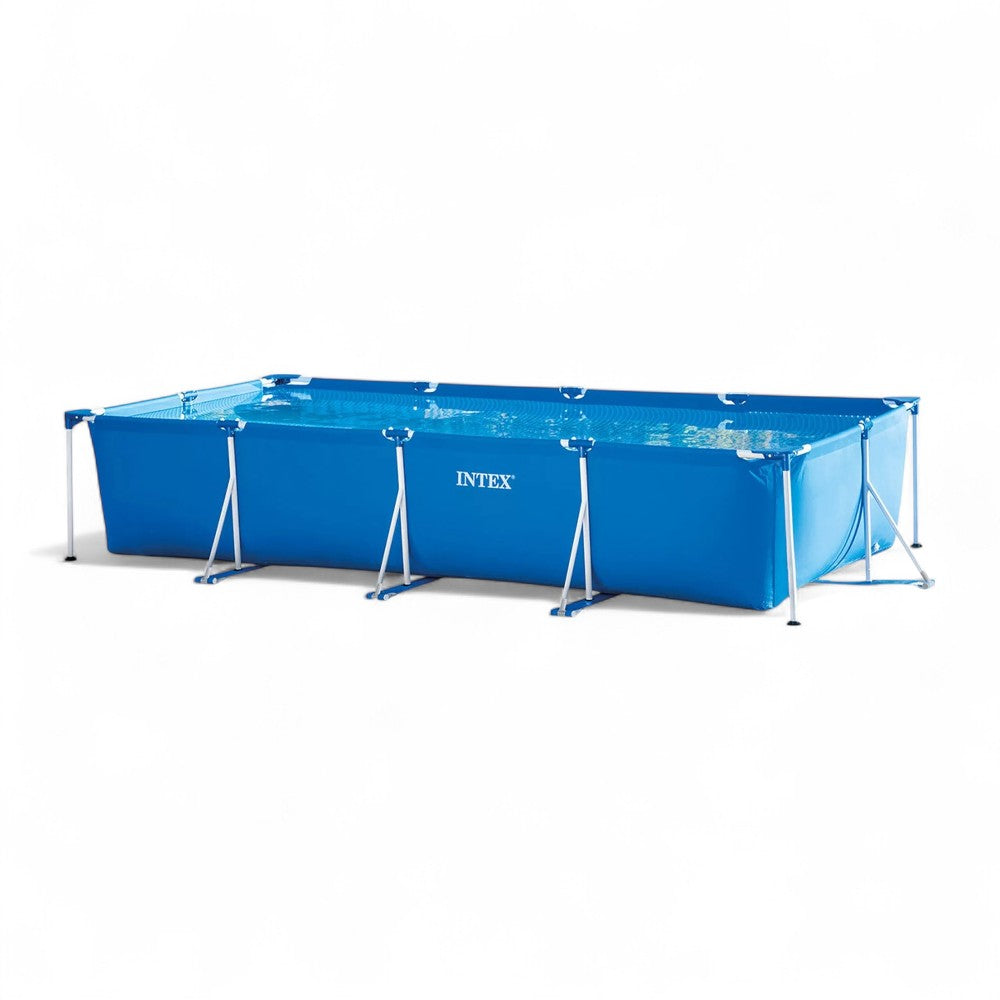 Piscine rectangulaire "Frame" avec cadre porteur avec pompe cm.450x220x84h. - capacité 7127 litres - poids 39,2 kg (28273)