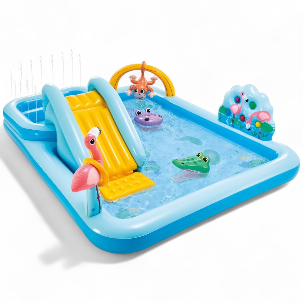 Piscine Gonflable "Jungle Adventure Play Center" +2 Ans - cm.244x198x71h. - poids kg.7,10 (57161)