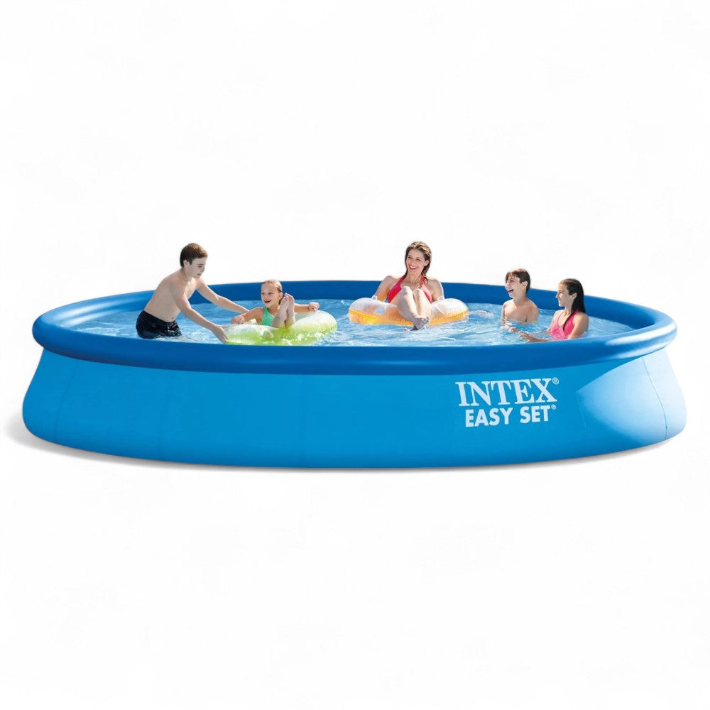 Piscine ronde autoportante "Easy Set" avec pompe filtrante 457x84h cm. - capacité 9792 litres - poids 22,5 kg (28158)
