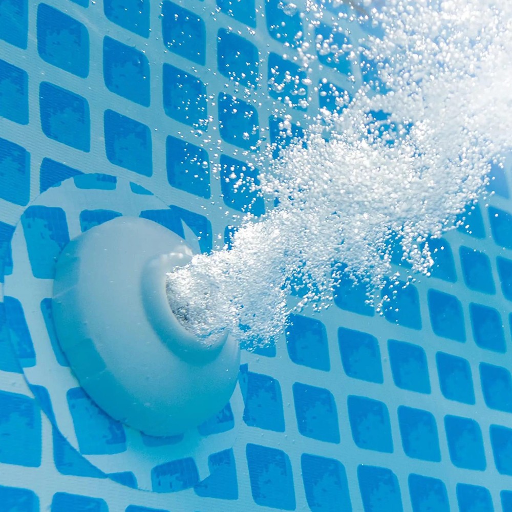 Piscine ronde autoportante "Easy Set" avec pompe filtrante 457x84h cm. - capacité 9792 litres - poids 22,5 kg (28158)