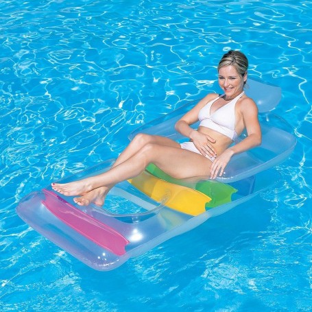 Fauteuil matelas gonflable avec appui-tête et accoudoirs Kool lounge Bestway 43011 