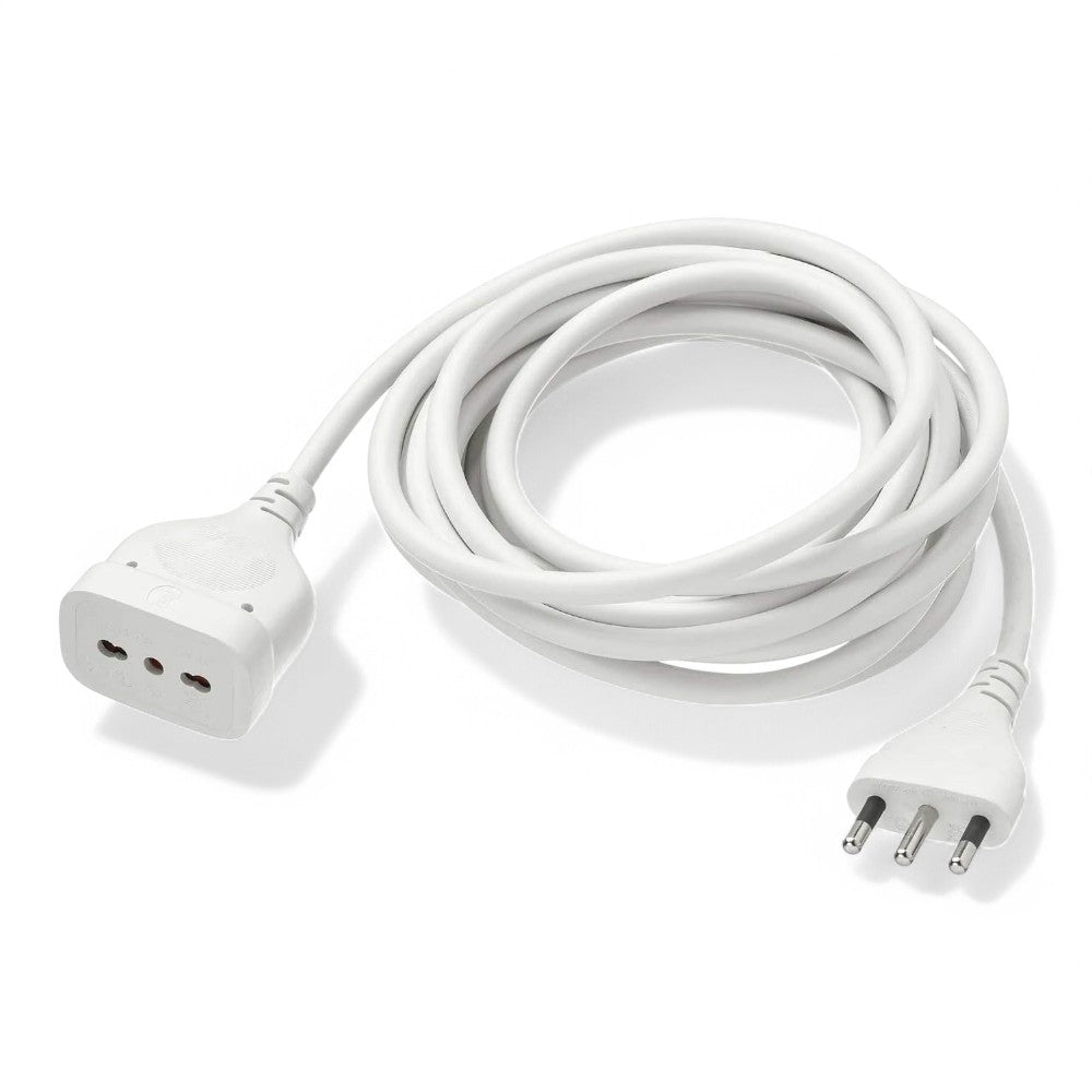 Rallonge Electrique Linéaire Bipass Blanc 3X1 - 3 m
