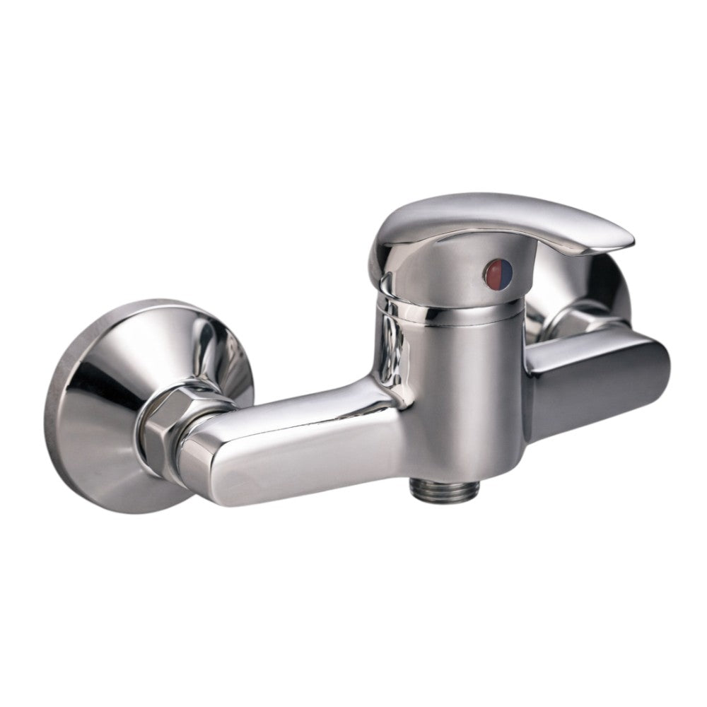 Miscelatore doccia per installazione esterna dalla parete con cartuccia diametro 4 cm