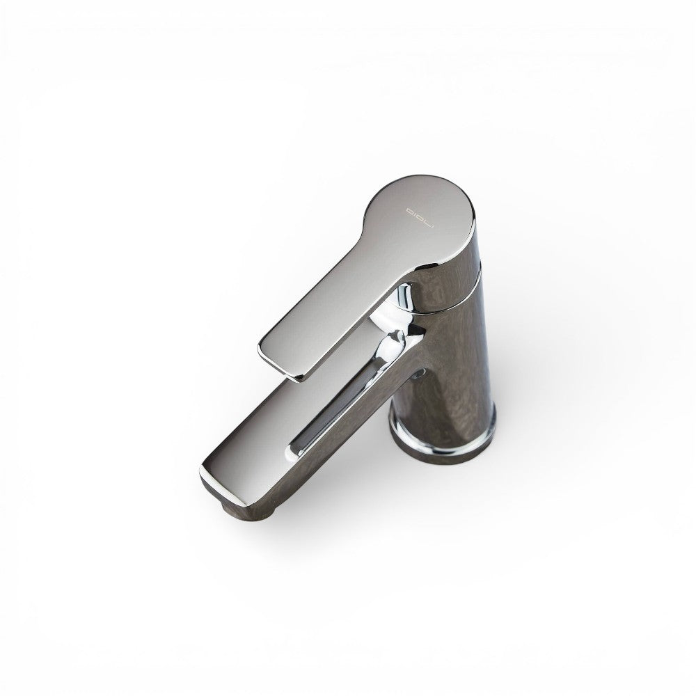 Miscelatore lavabo in acciaio cromato 4.5x16.3xH16.3 cm