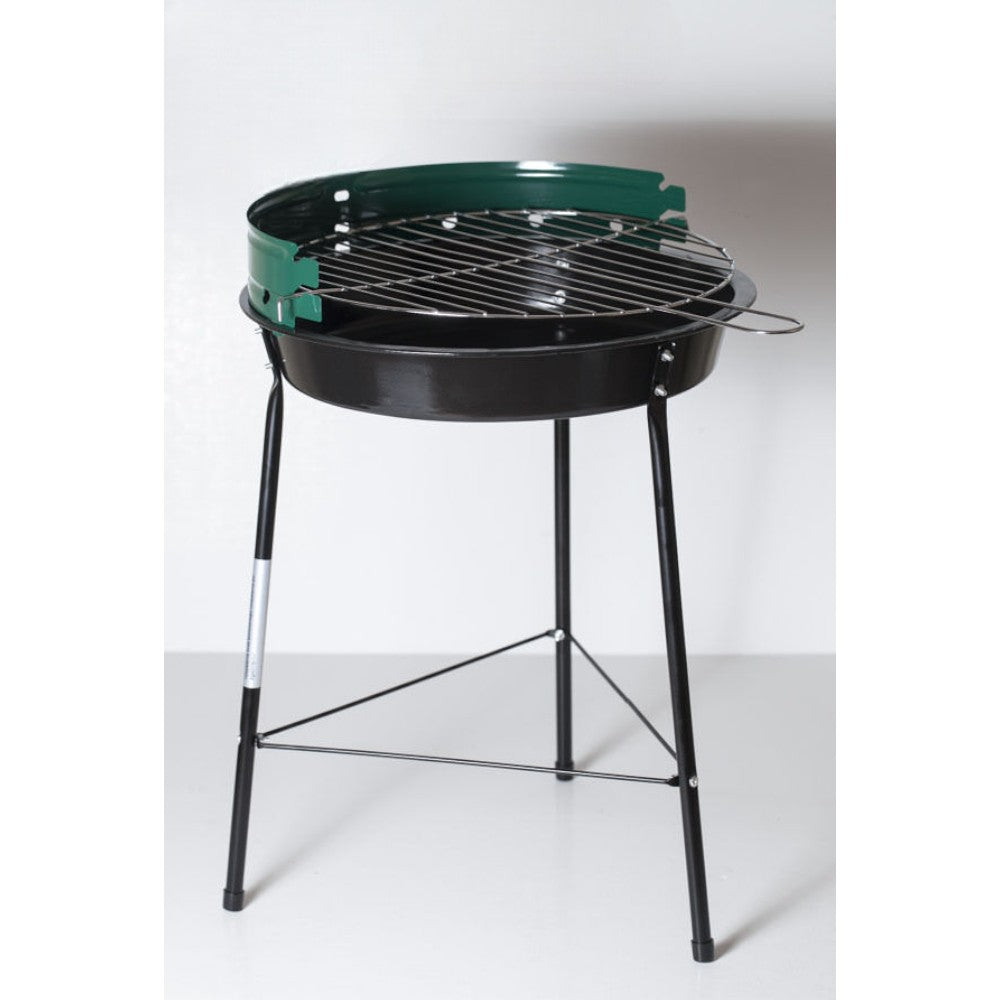 Barbecue à charbon rond avec grille orientable et brasero Ø35 cm modèle Picnic