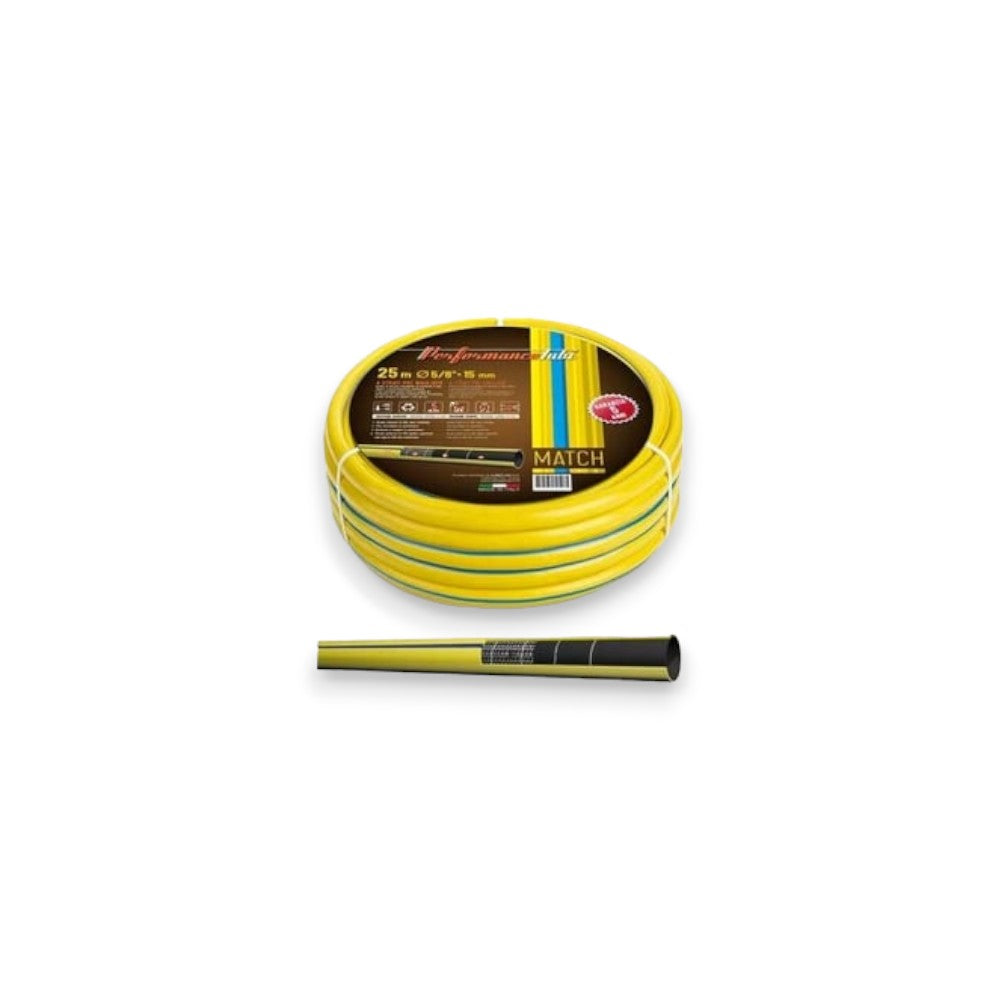 Tube en maille jaune pour extérieur diamètre 1,9 cm (3/4")