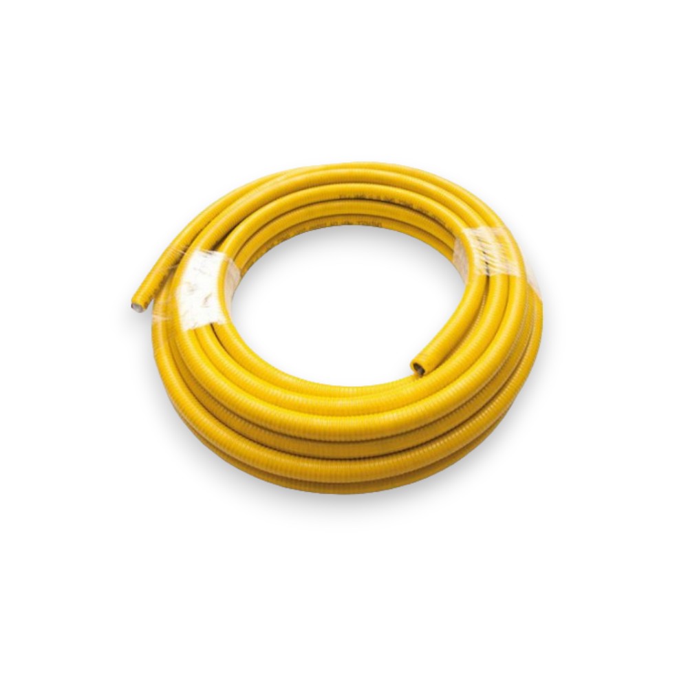 Tube en maille jaune pour extérieur diamètre 1,9 cm (3/4")