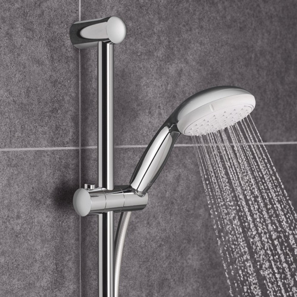 Set saliscendi doccia con portasapone tempesta 100 a 3 Getti cromo