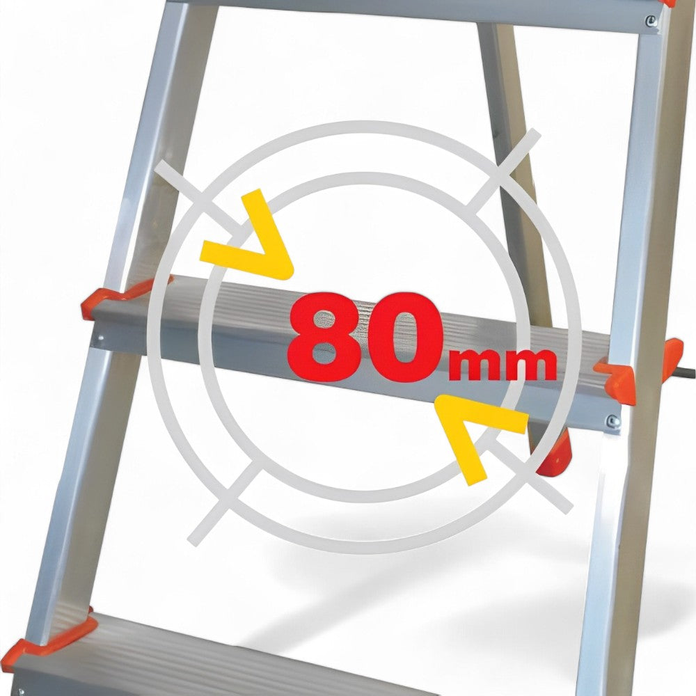 échelle professionnelle 150 kg 'étoile' avec 4 marches
