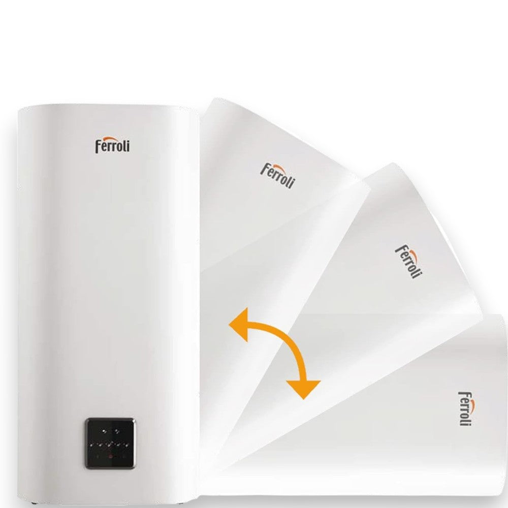 Scaldacqua elettrico compatto a doppio serbatoio completo di Wi-Fi Titano Twin