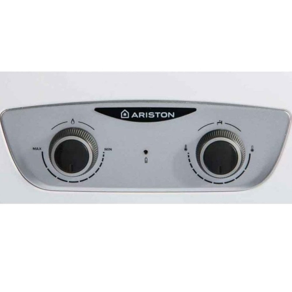 Chauffe-eau au gaz méthane à chambre ouverte Fast RX - 14 lt, dimensions mm.370x255x617h. poids 11,6 kg