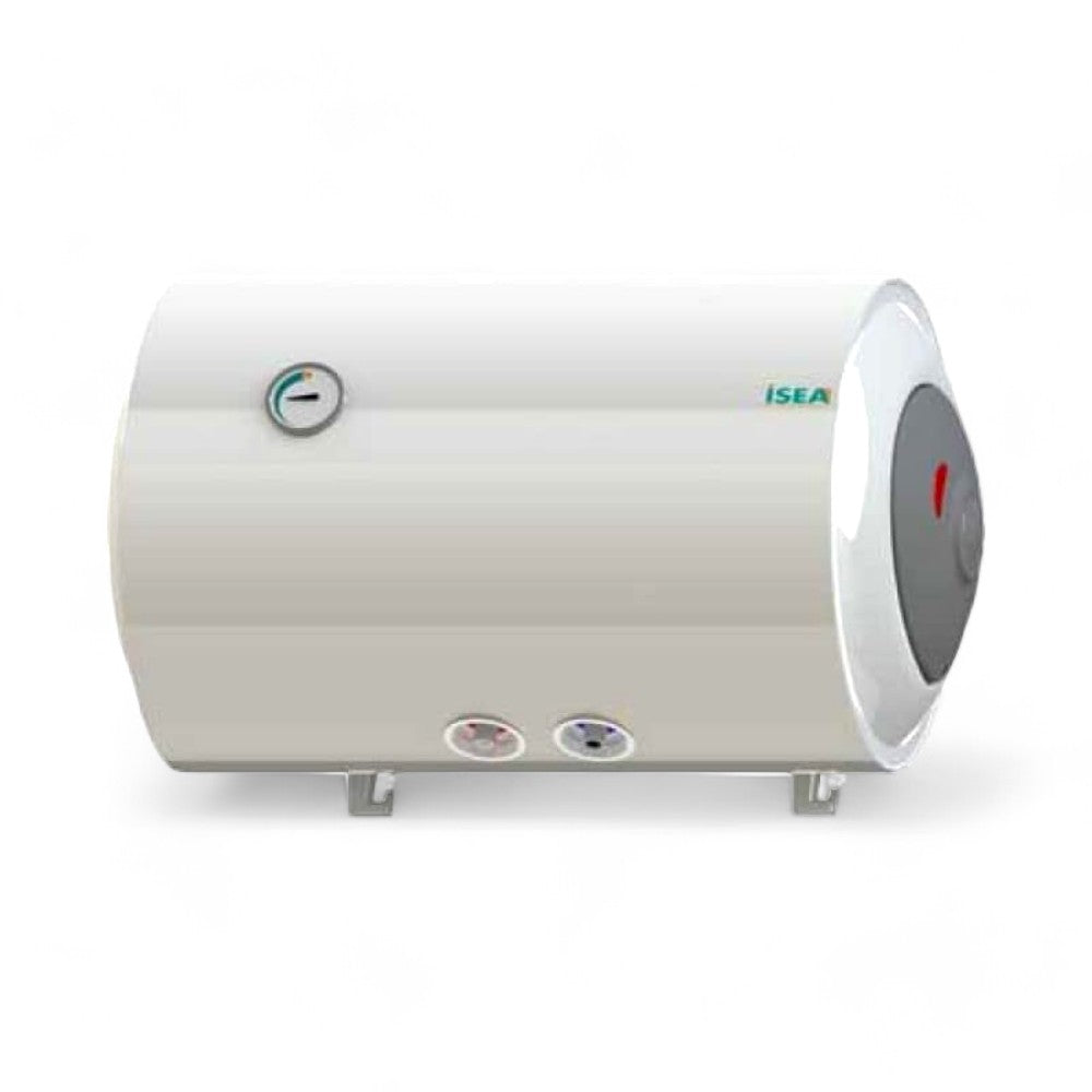 Chauffe-eau électrique à accumulation horizontal 2 ans 80 lt côté gauche