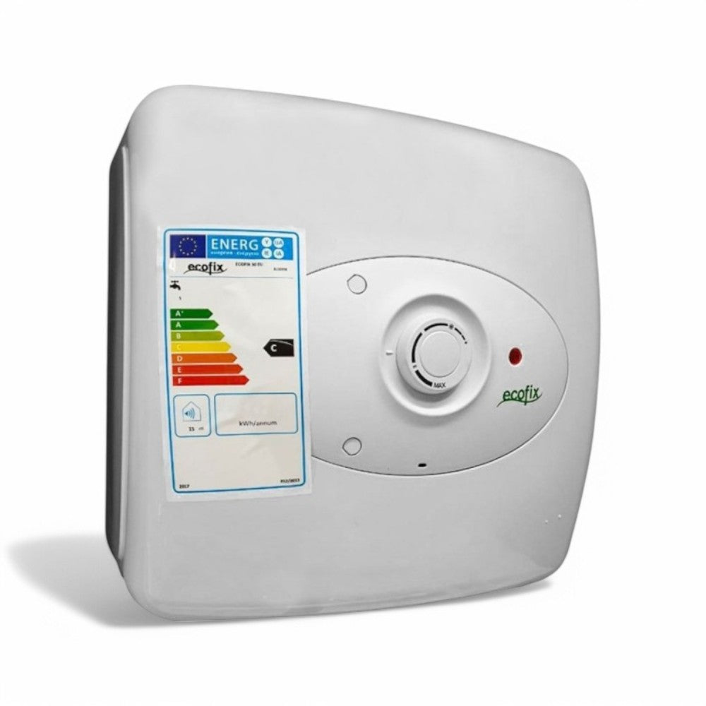 Chauffe-eau au-dessus d'évier Ecofix 30 Eu2 - 30 litres, dimensions mm.447x447x392h.