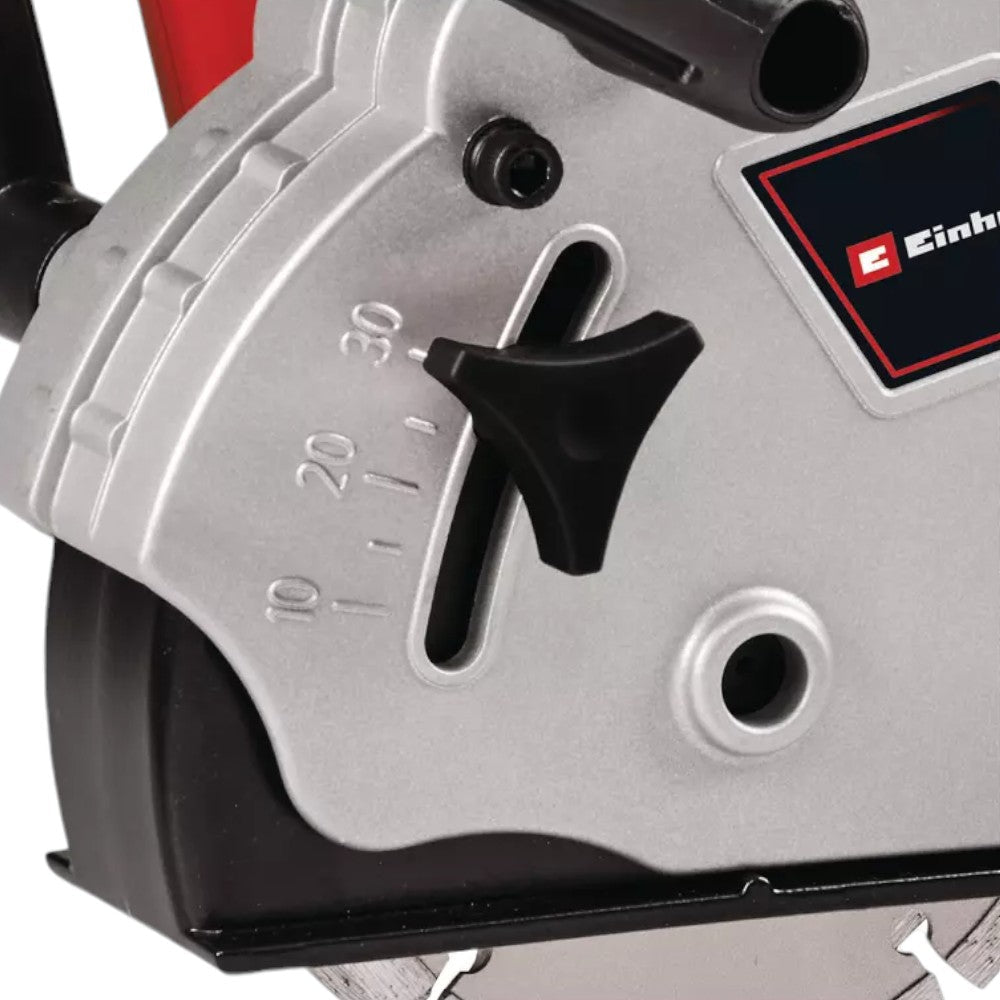 Scanalatore muro 1320w per scanalature profonde 8-30mm e larghe 8-26mm con dischi diamantati ø 125mm e protezione sovraccarico