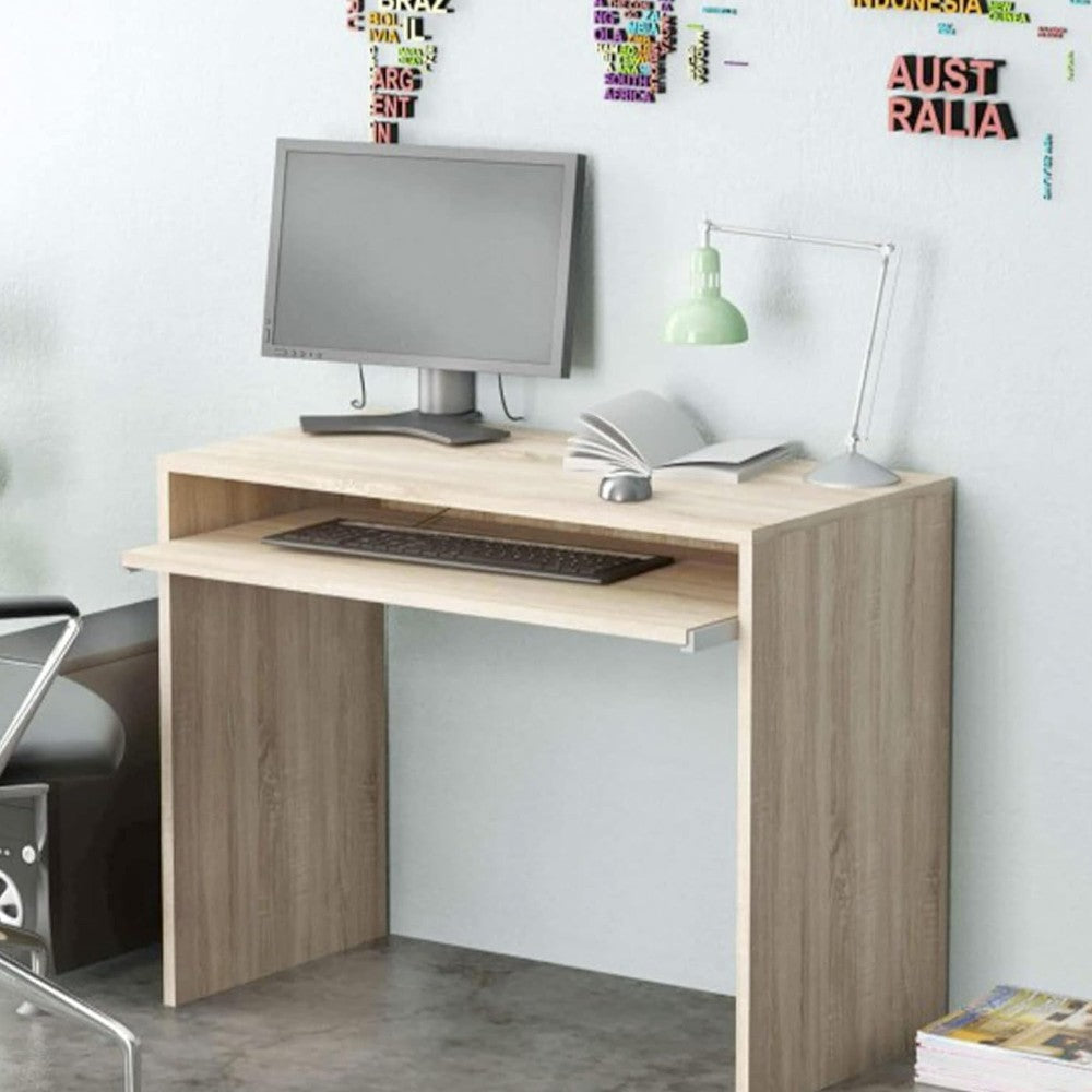 bureau 'studio 460' chêne clair 90x45x79h cm