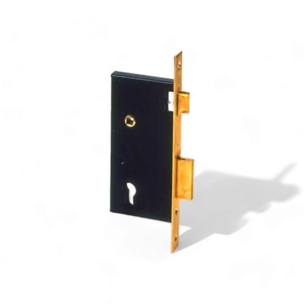 Serrure à mortaise à cylindre à 2 mains. Bord carré 5C110 - mm.35 (5C110350)