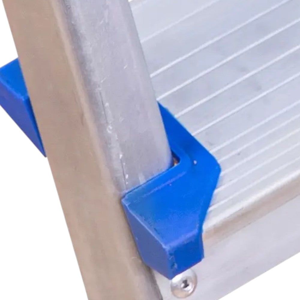 Sgabello 3 gradini in alluminio con portata fino a 150 kg