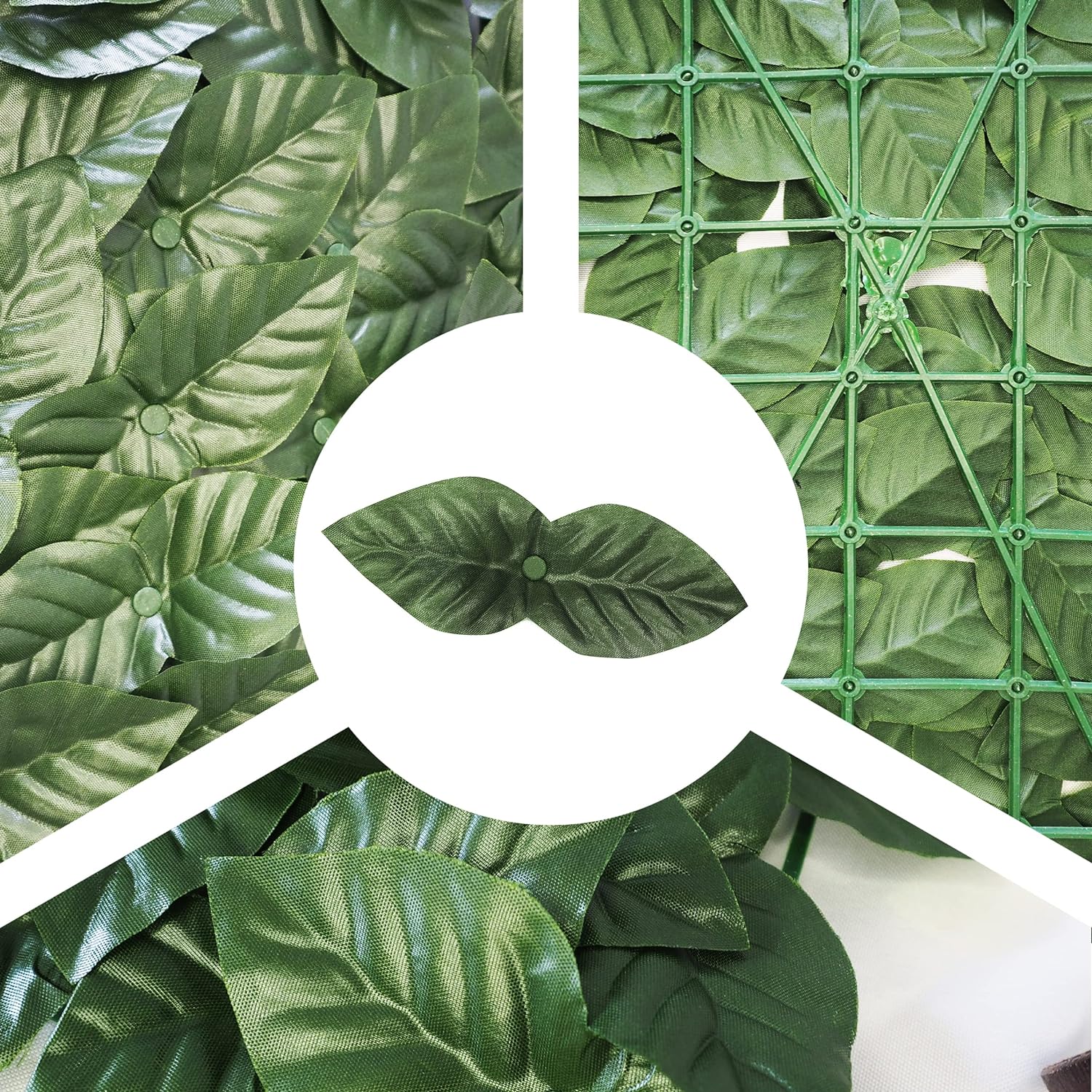 <transcy>Haie de lierre synthétique basique avec feuille de lierre verte 1x20M Garden Deluxe Collection</transcy>