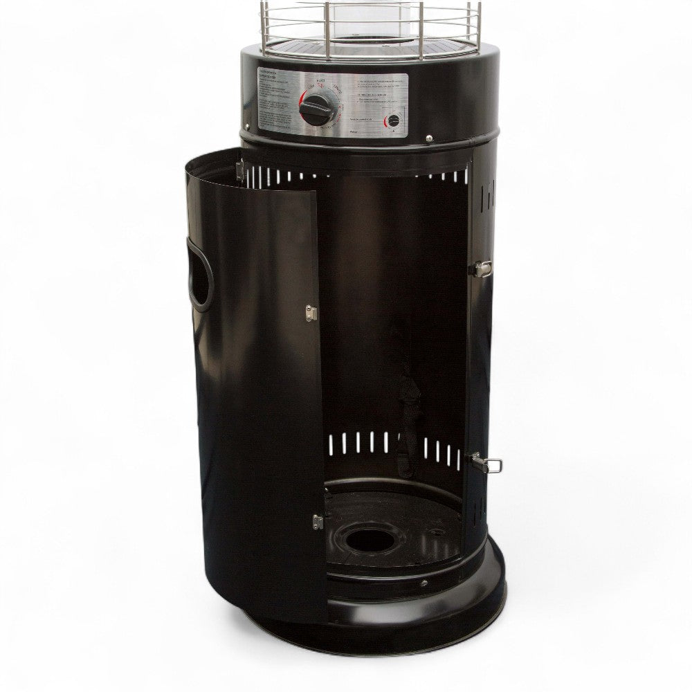 Poêle à gaz thermopatio extérieur design champignon 11Kw avec roulettes pour déplacement
