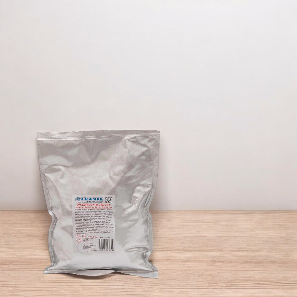 Disques de soufre 1 kg pour fûts de vin