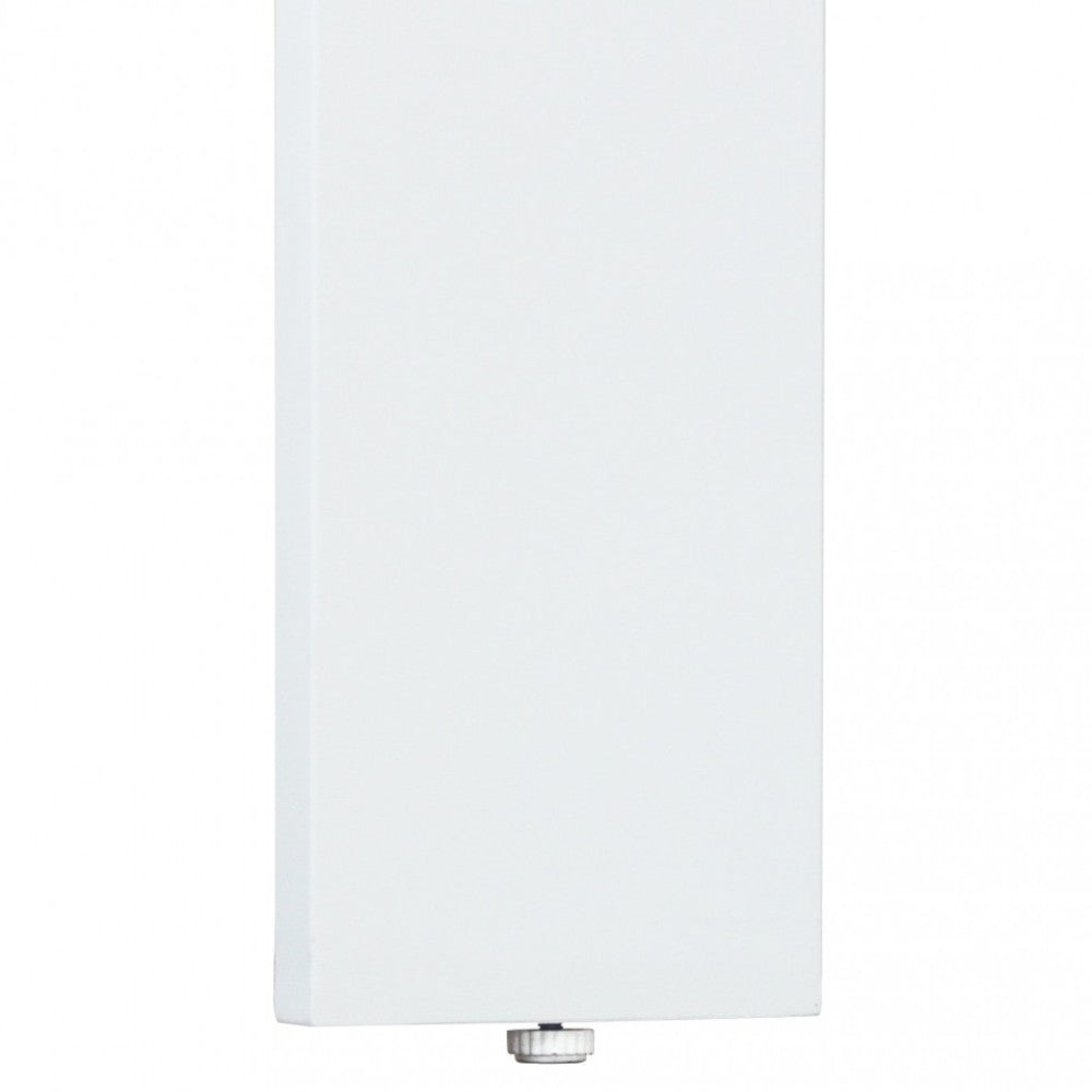 Tavolo rettangolare estensibile 150x100xH75 cm con struttura in alluminio bianco per esterno Brollin