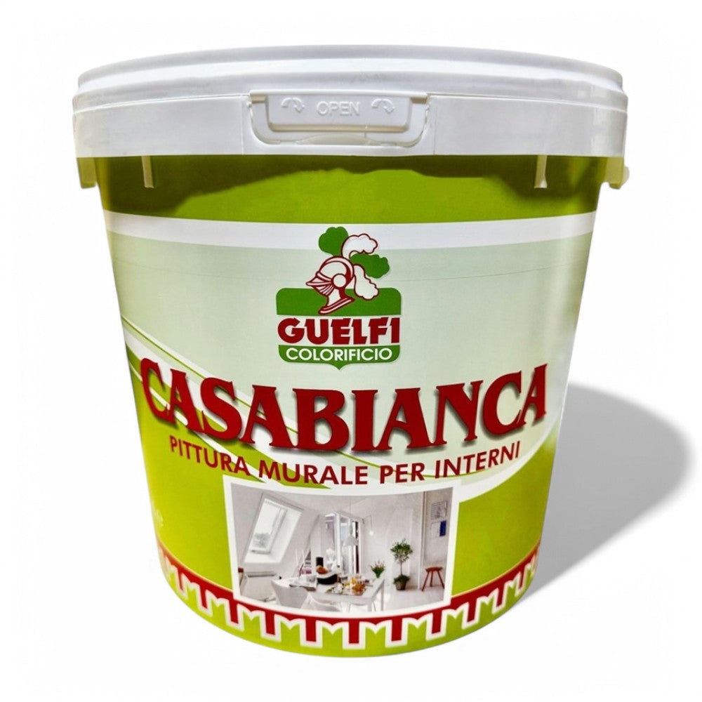 Tempéra "Casabianca" pour intérieurs - blanc 2,5 lt