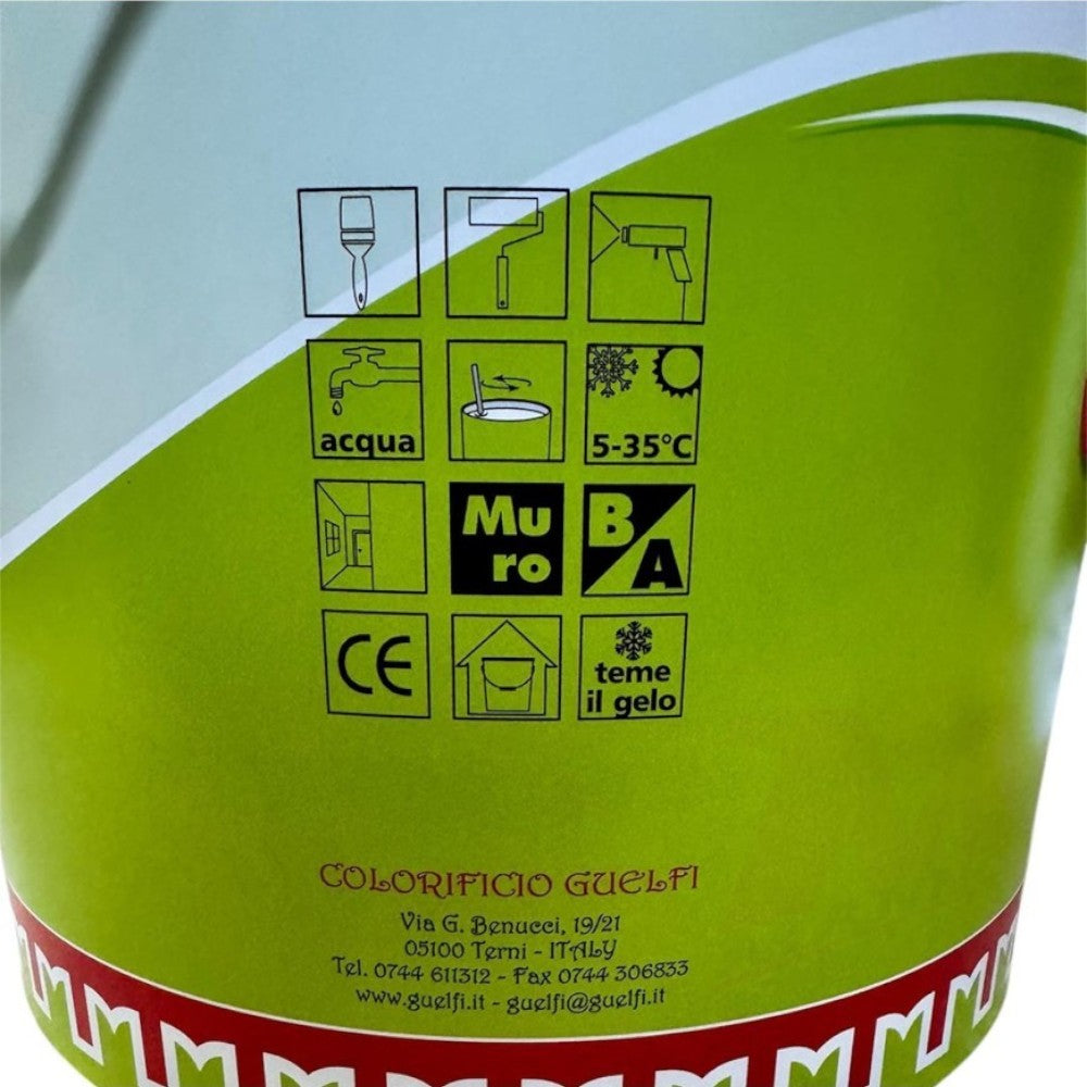 Tempéra "Casabianca" pour intérieurs - blanc 2,5 lt