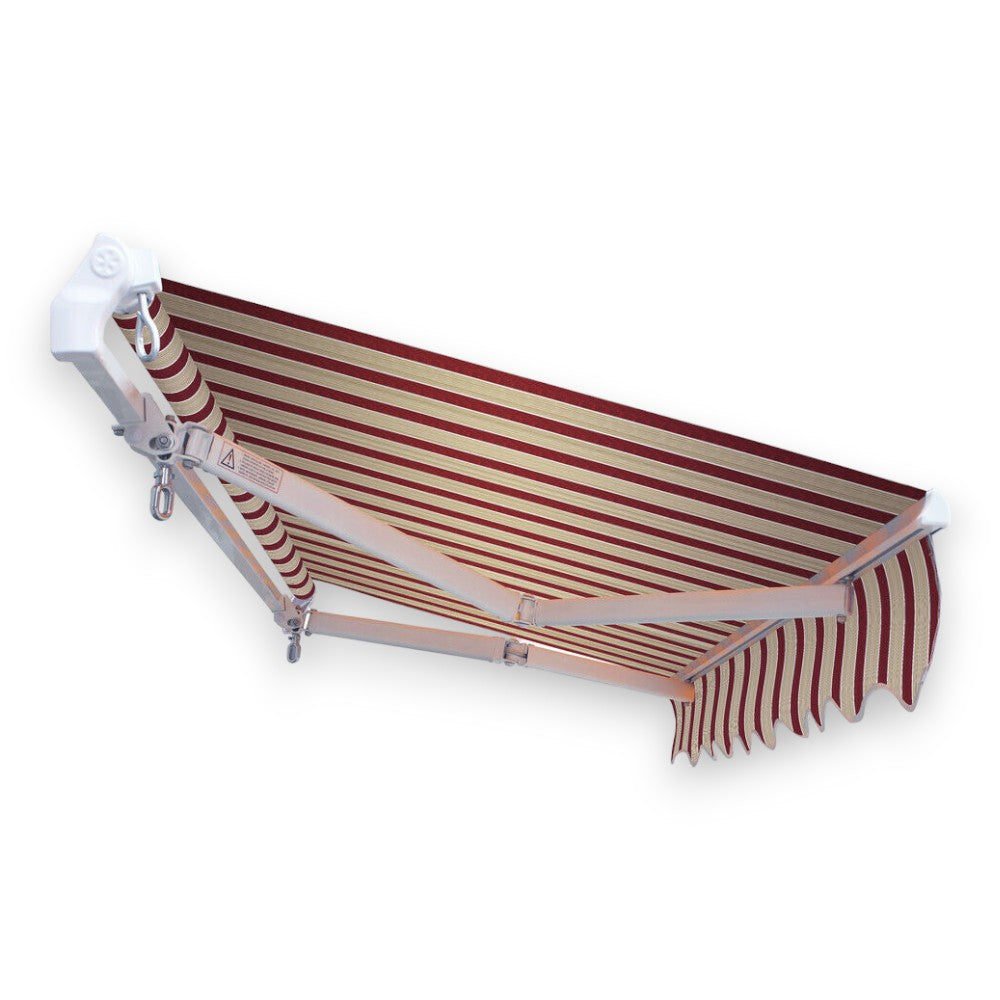Store d'ombrage 300x200 cm avec barre carrée pour extérieur