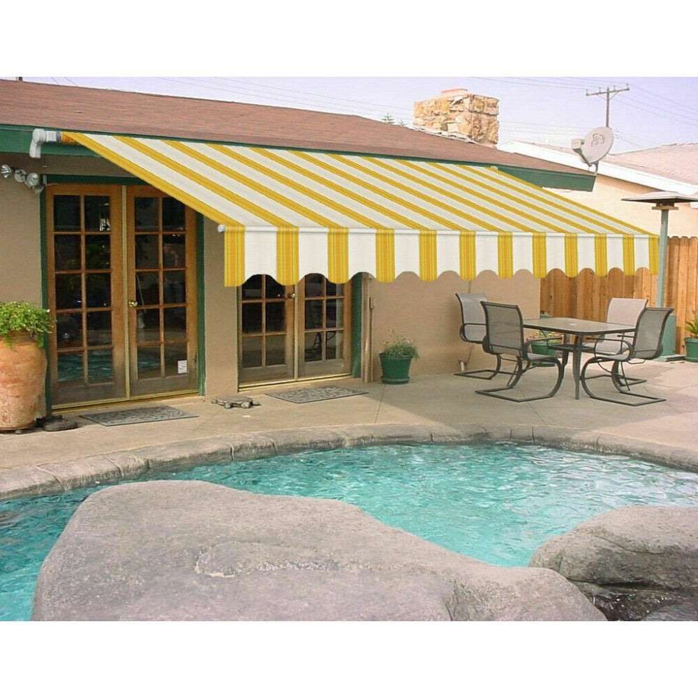 Store d'ombrage 300x200 cm avec barre carrée pour extérieur