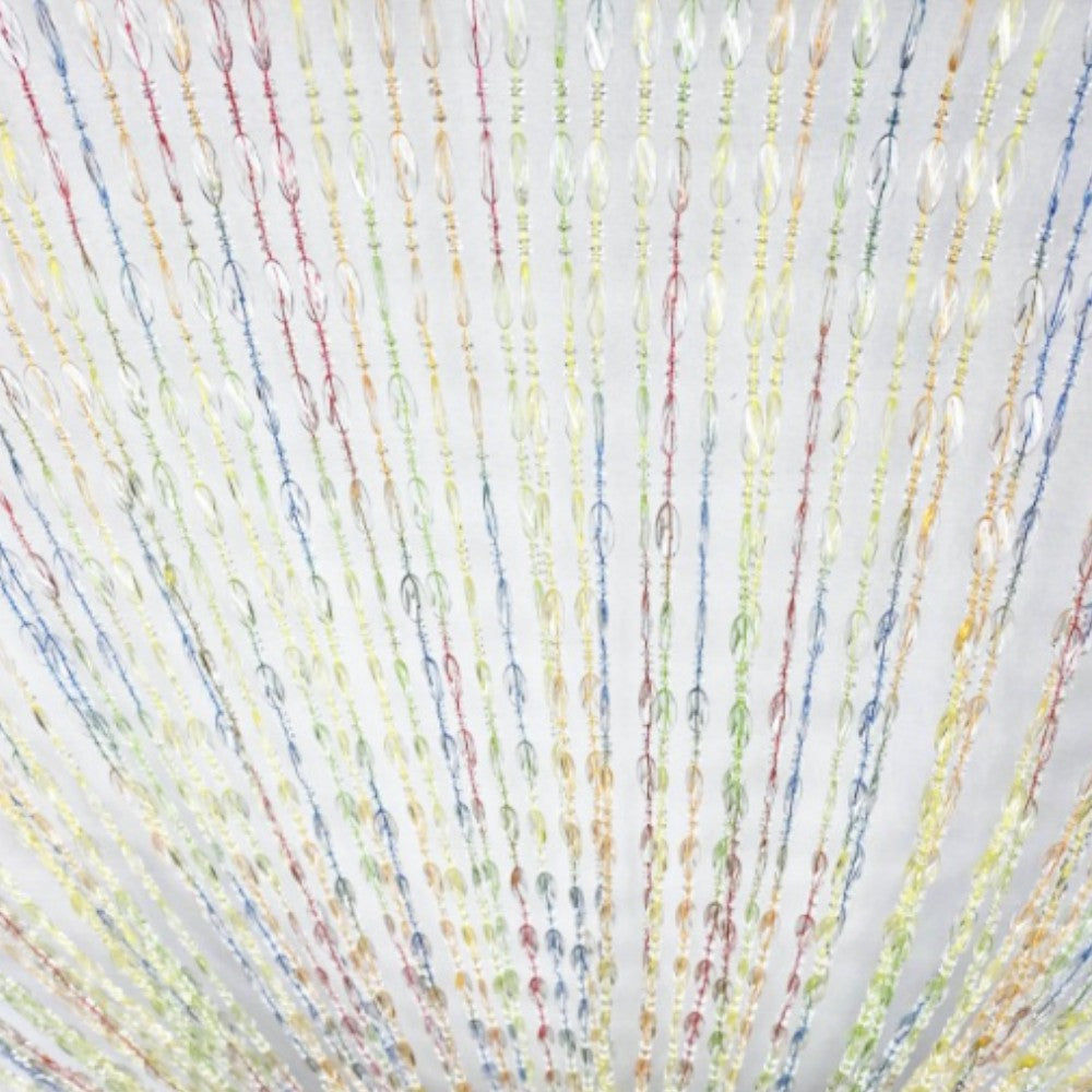 Rideau anti-mouches en perles de résine avec fil de coton pour usage extérieur et intérieur