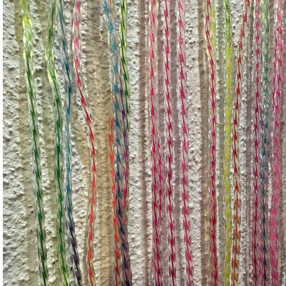 Rideaux anti-mouches en résine avec support PVC pour intérieur et extérieur