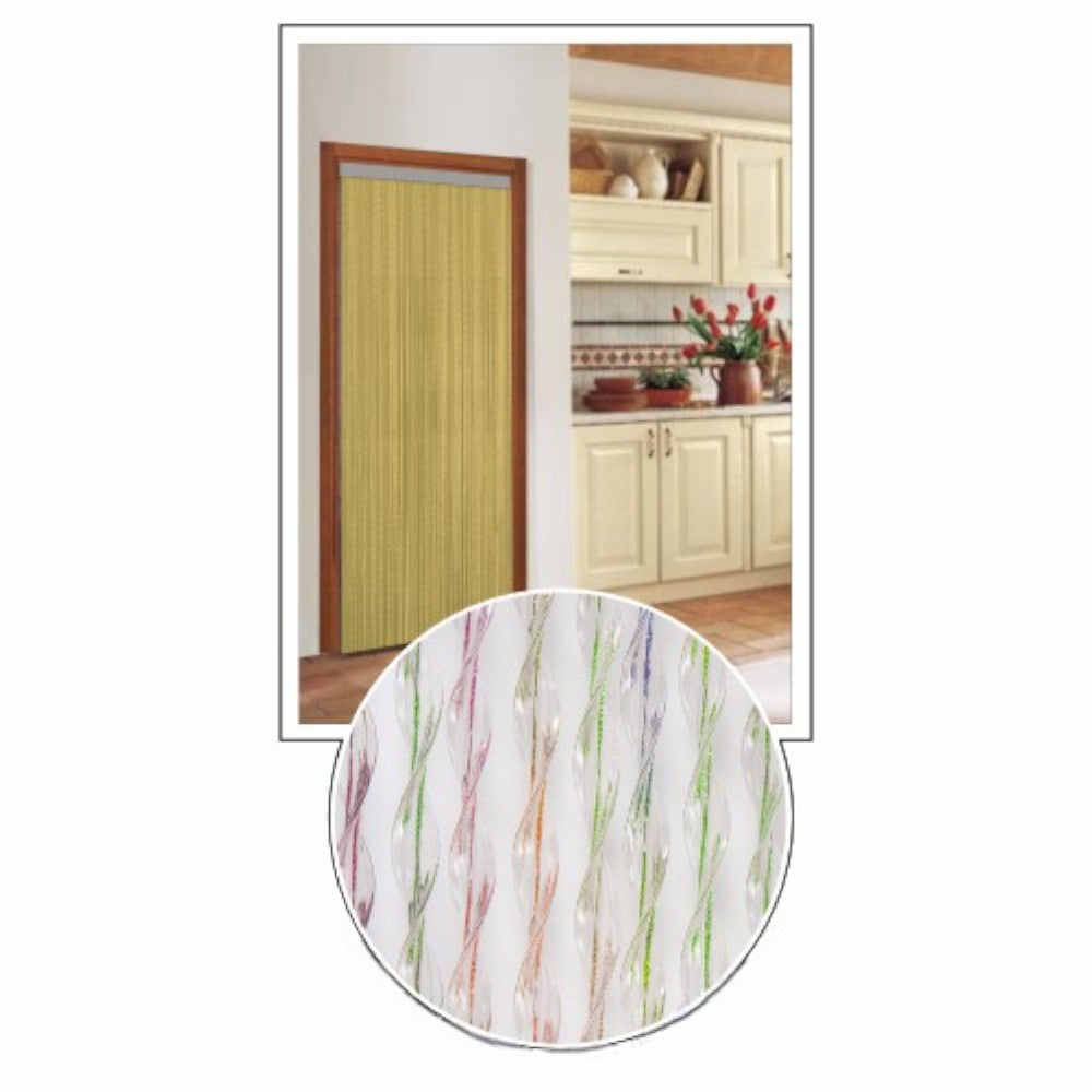 Rideau anti-mouches en PVC de forme hélicoïdale pour l'intérieur et l'extérieur