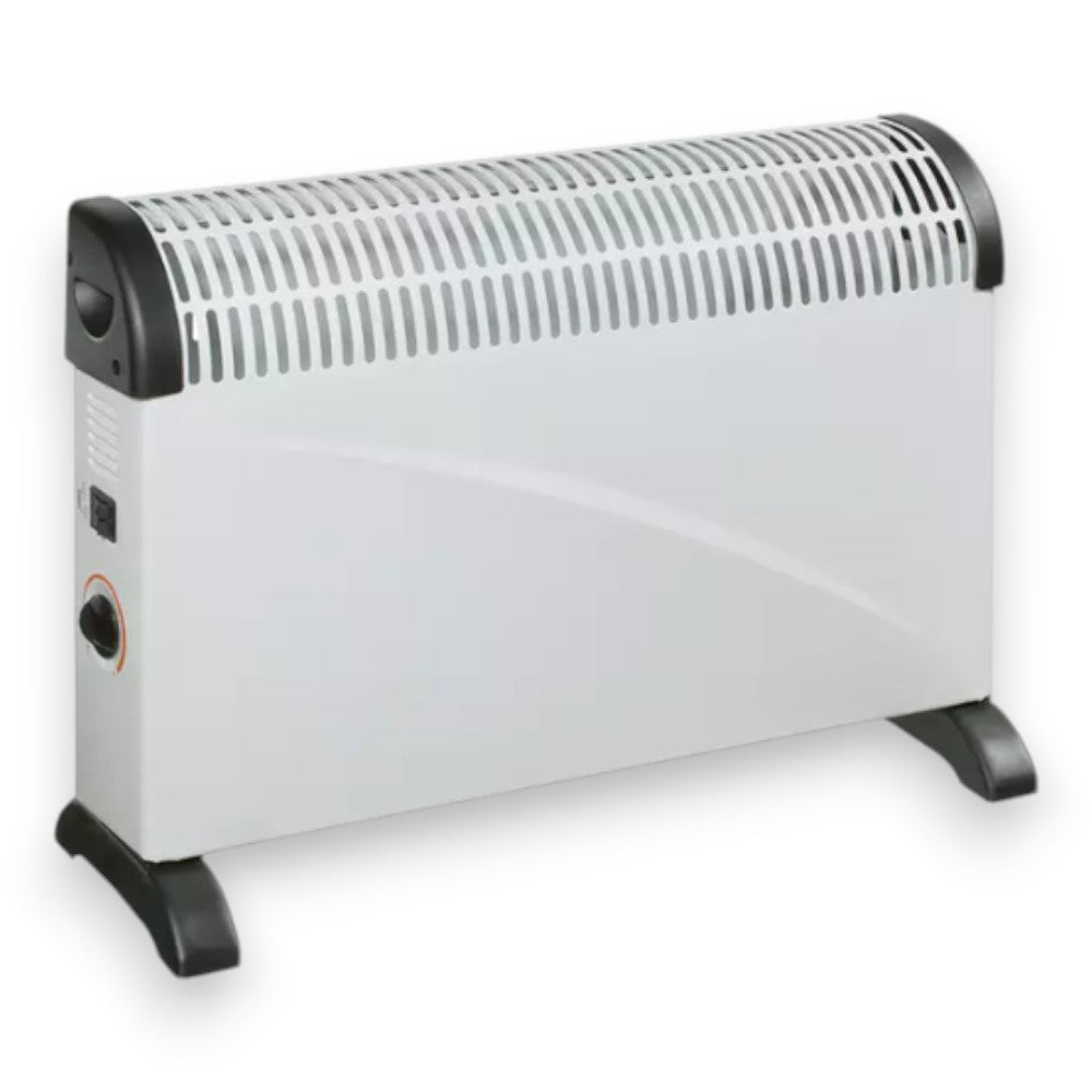 Convecteur turbo avec thermostat et ventilateur 2000W - dimensions hors tout cm.58x20x43h.