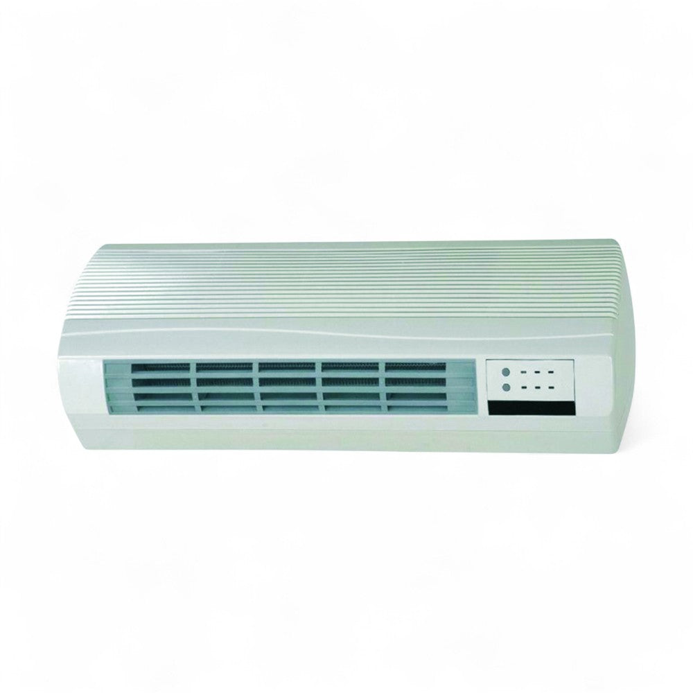 Radiateur soufflant mural 2000 W 50 cm avec minuterie et télécommande - mesure 50x19x11h cm.