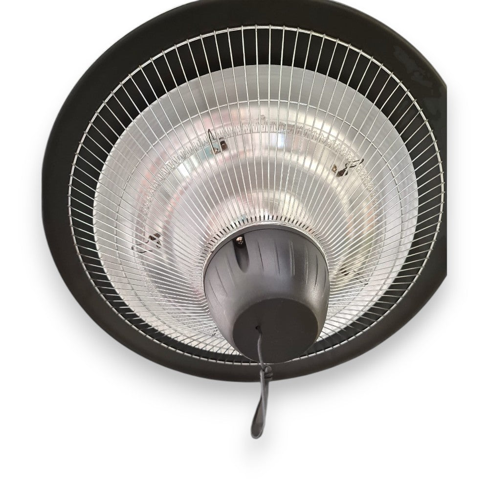 Stufa alogena 220V al carbonio a sospensione 42x42xH24 cm
