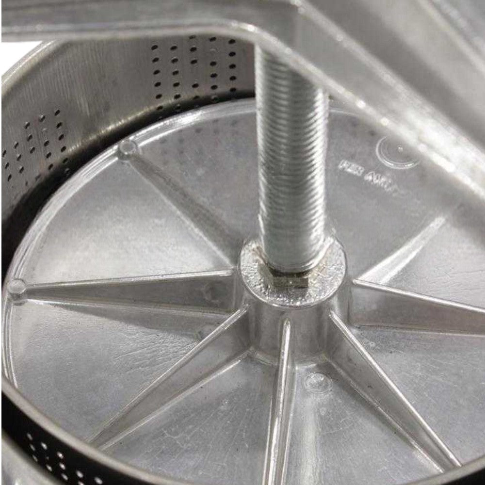 Torchietto alimentare multiuso in alluminio con raccoglitore inox 5 lt.