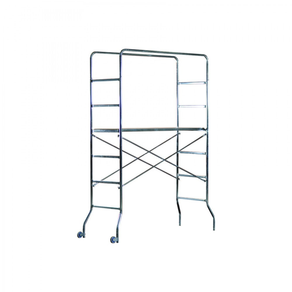 Échafaudage élévateur en acier Archimède h175cm avec roues, capacité 120kg