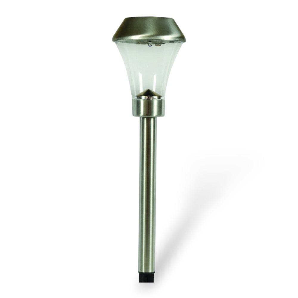 Lampe Solaire Polluce en Acier Inoxydable - ø cm.9x39,5h.